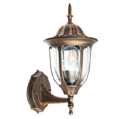 Светильник PL6301 60Вт E27 230В садово-парковый черн. зол. FERON 11897