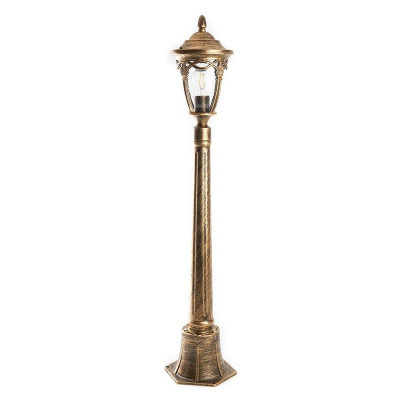 Светильник PL686 60Вт IP44 230В садово-парковый столб черн. зол. FERON 11695