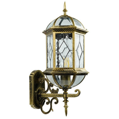 Светильник PL130 60Вт E27 230В садово-парковый черн. зол. FERON 11334