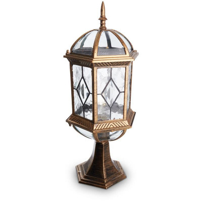 Светильник PL171 60Вт E27 230В садово-парковый черн. зол. FERON 11339