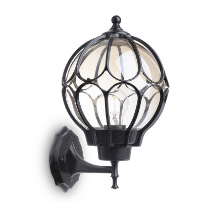 Светильник PL3801 60Вт E27 IP44 230В садово-парковый черн. FERON 06344