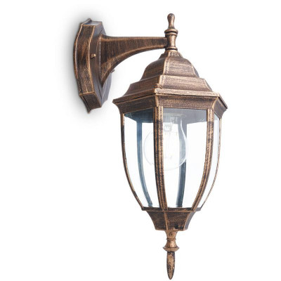 Светильник PL6002 60Вт E27 230В садово-парковый черн. зол. FERON 11894