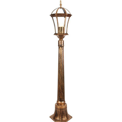 Светильник PL626 60Вт E27 230В 205х180х1050мм садово-парковый черн. зол. FERON 11619