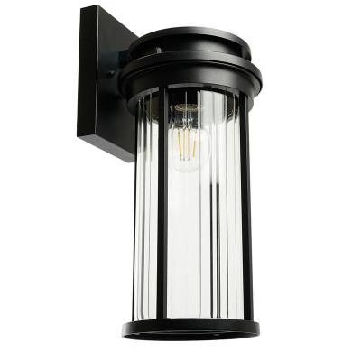 Светильник PL781 40Вт E27 220-240В садово-парковый на стену вниз черн. FERON 51838