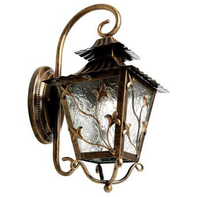 Светильник PL631 60Вт E27 230В садово-парковый черн. зол. FERON 11642