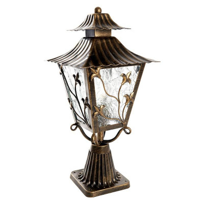 Светильник PL634 60Вт E27 230В садово-парковый черн. зол. FERON 11644