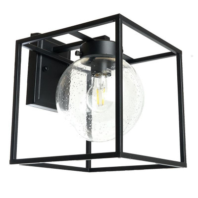 Светильник PL711 60Вт E27 230В садово-парковый с клеммой в комплекте черн. FERON 48385