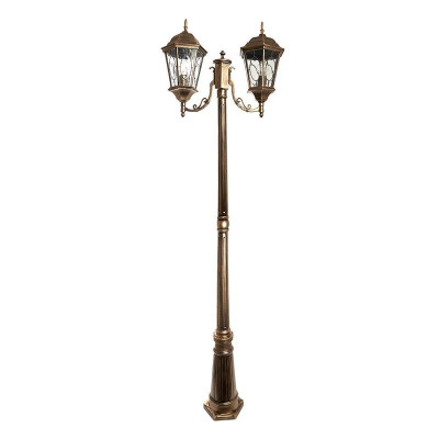 Светильник PL157 2х60Вт E27 230В садово-парковый черн. зол. FERON 11325