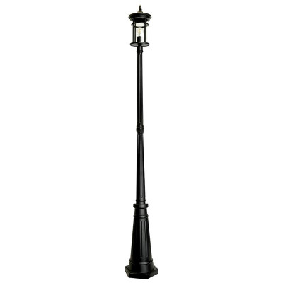 Светильник PL767 60Вт E27 IP44 230В садово-парковый черн. FERON 51821