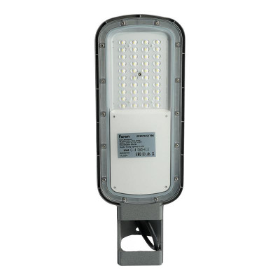Светильник светодиодный SP3070 30Вт 5000К IP66 AC 90-300В/50Гц уличный сер. FERON 51796