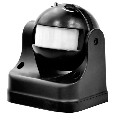 Датчик движения и освещенности SEN11 1200Вт 12м 180град. черн. FERON 51515