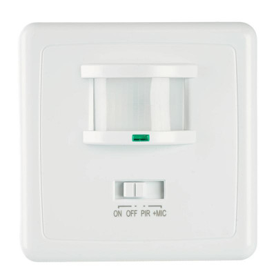 Датчик движения и освещенности SEN1A/LX2000 1200Вт 12м 140град. бел. FERON 22016