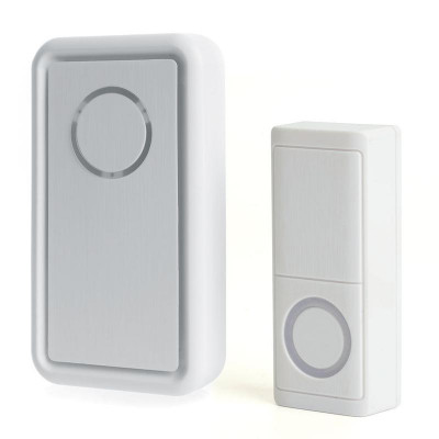 Звонок электрический дверной E-379 18 мелодий бел. FERON 41435