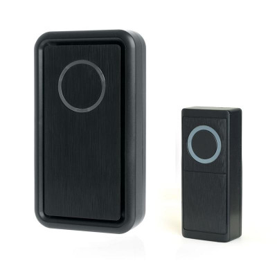 Звонок электрический дверной E-379 18 мелодий черн. FERON 41436