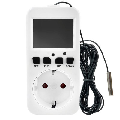 Розетка с таймером (с датчиком контроля температуры) 3600Вт/16А 230В TM27 FERON 48972