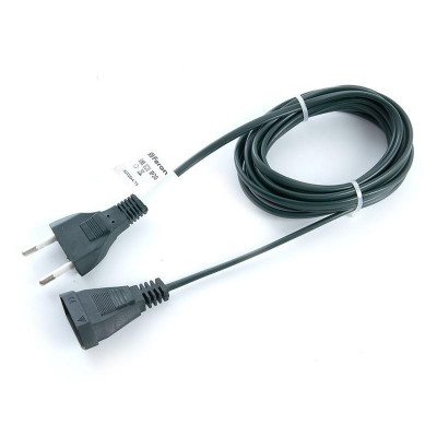 Шнур сетевой (удлинитель) для гирлянд 3м 2х0.5кв.мм IP20 темн./зел. DM303 FERON 41660