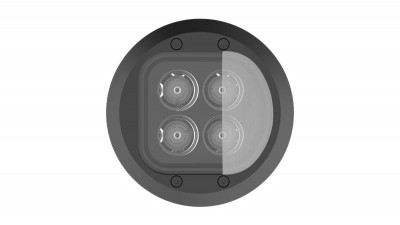 Светильник светодиодный AGR2 01 R 12W 15X35D R D100 BK 100х95мм 12Вт IP67 красн. свет архитектурный черн. Русский Свет 29210124987