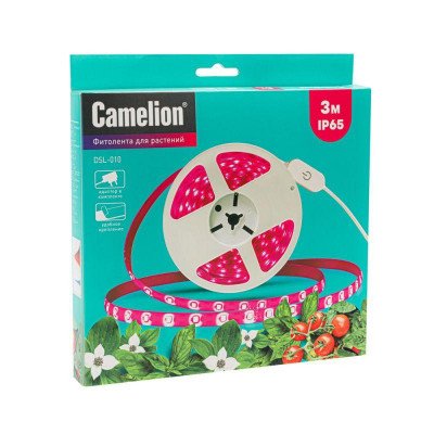 Лента светодиодная ФИТО DSL-010 IP65 (уп.3м) Camelion 15840