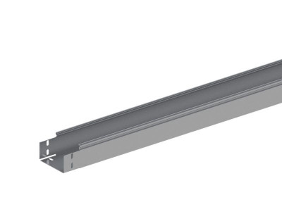 Лоток прямой замковый неперфорир. 100х100 L3000 сталь 0.55мм ЛМс-ПЗНМ цУТ2.5 монтаж без соединителей СОЭМИ Н0122162602