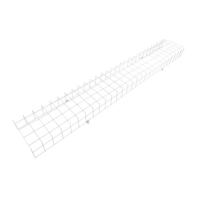 Решетка защитная 1600х264х95мм бел. JazzWay 5069466