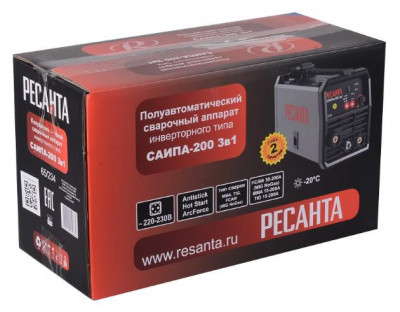 Полуавтомат сварочный САИПА-200 3в1 Ресанта 65/234