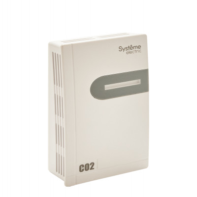 Датчик CO2 комнатный 0-10В/4-20мА(3-пров) цв. индикатор ~18-30В/=18-30В SE SRCDP