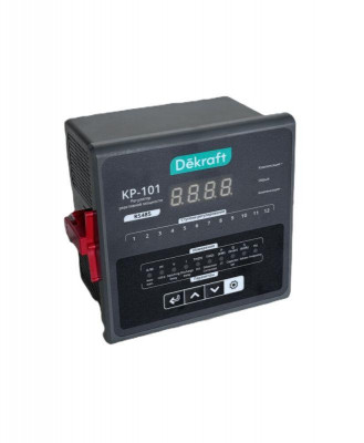 Регулятор реактивной мощности КР-101 220В АС 6 ступеней DEKraft 50578DEK