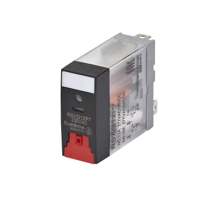 Реле 12А 1перекл. 230В AC тест кнопка LED SE RSXG12P7