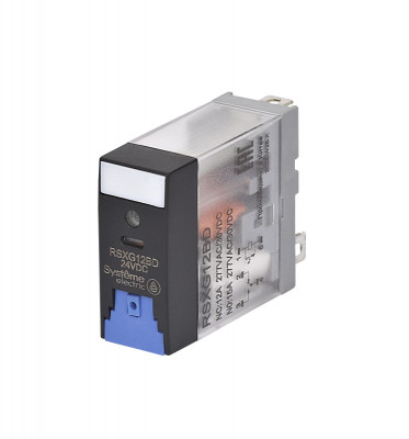 Реле 12А 1перекл. 24В DC тест кнопка LED SE RSXG12BD