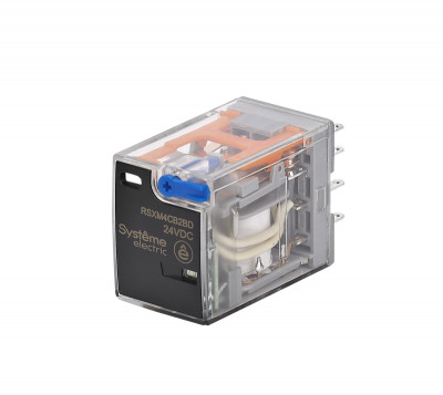 Реле 5А 4перекл. 24В DC тест кнопка LED SE RSXM4CB2BD