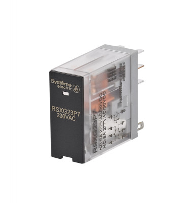 Реле 8А 2перекл. 230В AC LED SE RSXG23P7