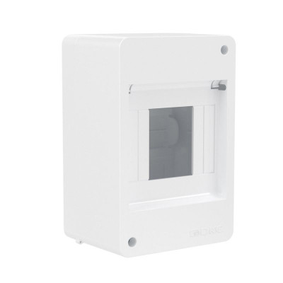 Щиток настенный Фрейм (FRAME) ЩРн-п-4 4мод. без дверцы бел. DKC F04W0W0