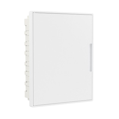 Щиток встраиваемый Фрейм (FRAME) ЩРв-п-24 24мод. с бел. дверцей с 4 шинами PEN (2шт на 8 отверст. и 2шт на 6 отверст.) бел. DKC F24B1WW