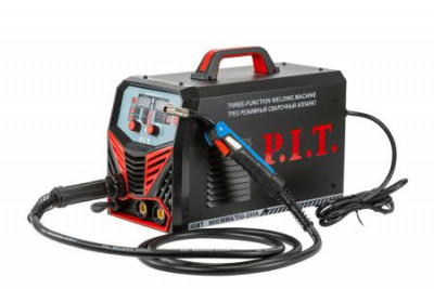 Полуавтомат сварочный 5.8кВт 200А ПВ-60 MMA 1.6-4мм MIG 0.8-1мм TIG 1.2-1.6-2мм P.I.T. PMAG200-C1