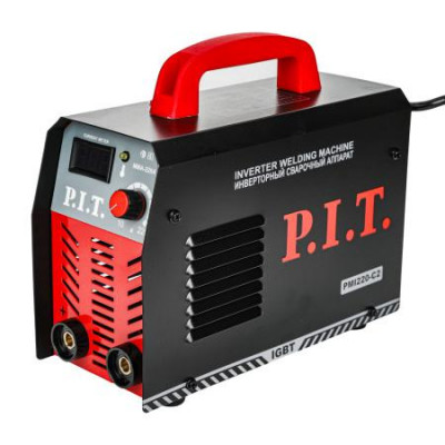 Аппарат сварочный IGBT 5.8кВт 220А ПВ-30 ММА 1.6-3.2мм 190-250В горячий старт P.I.T. PMI220-C2