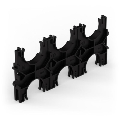 Кластер тройной двухсторонний для двустен. труб d40мм Промрукав PR13.02576