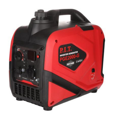 Генератор бензиновый инверторный 2.2/2.0кВт 79.8куб.см 4 такт 1х220В 12В 9.6А P.I.T. PGE2000-G