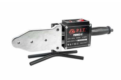 Паяльник для ПВХ труб электрич. МАСТЕР 2кВт 300град. 20; 25; 32; 40; 50; 63мм перчатки кейс P.I.T. PWM63-C