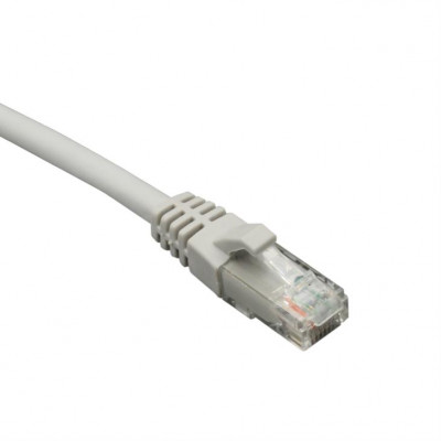 Патч-корд UTP 6a 4х2 28AWG Cu LSZH 1м сер. SUPRLAN 10-0184