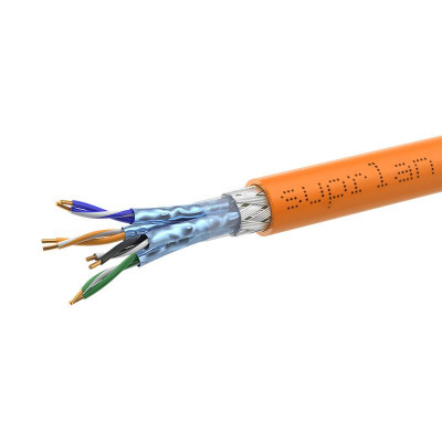 Кабель витая пара S/FTP кат.6A 4х2хAWG23 Cu LSZH нг(А)-HF In. Six 500м (м) SUPRLAN 01-1406-5