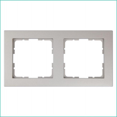 Рамка 2-м G-Classic шампань Jasmart G1002CH