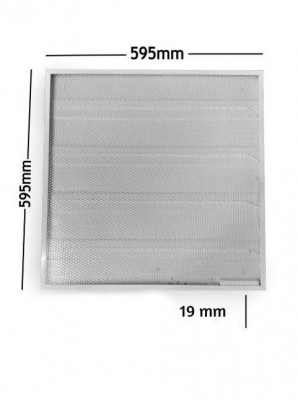 Светильник светодиодный ДВО 36Вт 4000К IP40 3600лм 180-265В 595х595х19мм офисный с драйвером армстронг призма KRASO PLT(L)-36-1