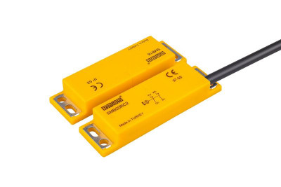 Датчик магнитный (2НЗ) провод 2м (расст. сраб. 8мм) правый выход IP68 EMAS SMB20RC2-B18