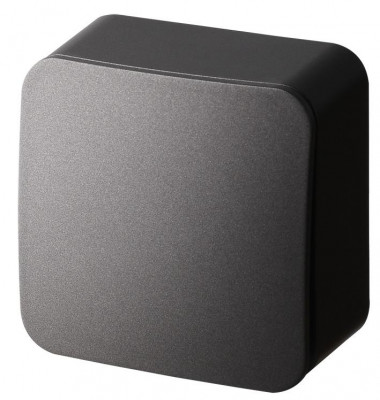 Переключатель проходной 1-кл. ОП 10А IP20 антрацит Jasmart FS3012B