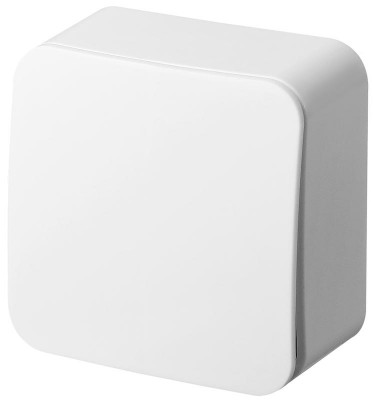 Переключатель проходной 1-кл. ОП 10А IP20 бел. Jasmart FS3012W