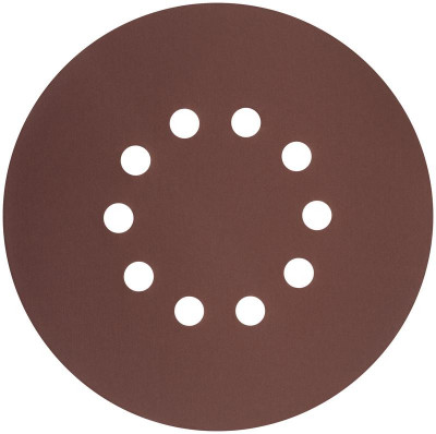 Круг шлифовальный с отверст. (липучка) 225мм Р 400 алюм./оксидный (уп.5шт) FIT 39901