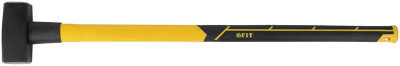 Кувалда кованая 900мм 3кг фибергласовая усилен. ручка FIT 45236