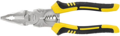 Плоскогубцы комбинированные многофункциональные Профи 180мм эксцентриковый шарнир прорезинен. ручки FIT 51015