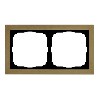 Рамка 2-м ArtGallery Pure метал. латунь SE GAL312202