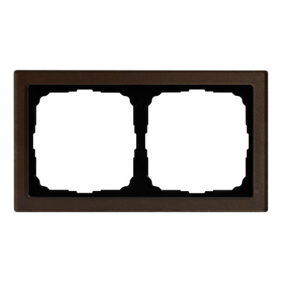 Рамка 2-м ArtGallery Pure органич. стекло мокко SE GAL320602